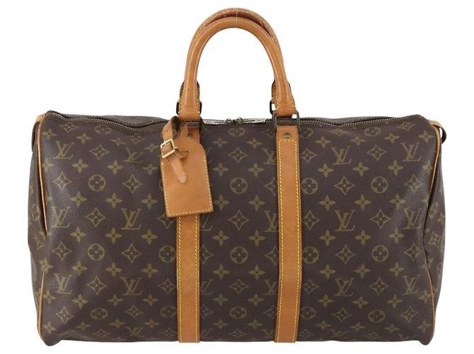 LOUIS VUITTON Borsa Boston Monogram Keepall 45 M41428 LV Auth ar13832 Monogramma - vista 13