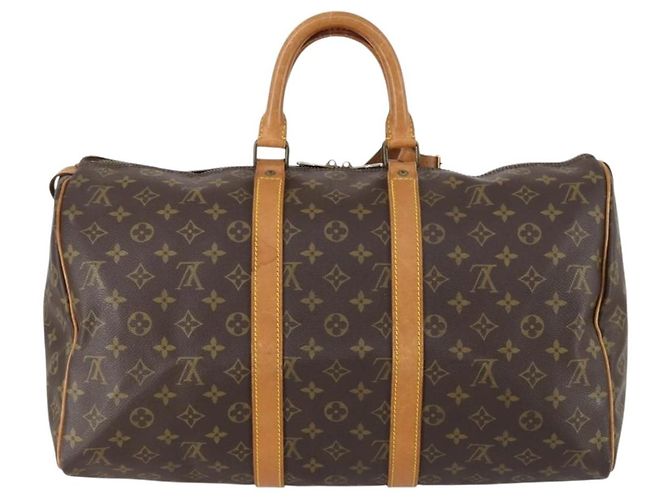 LOUIS VUITTON Borsa Boston Monogram Keepall 45 M41428 LV Auth ar13832 Monogramma - vista 2