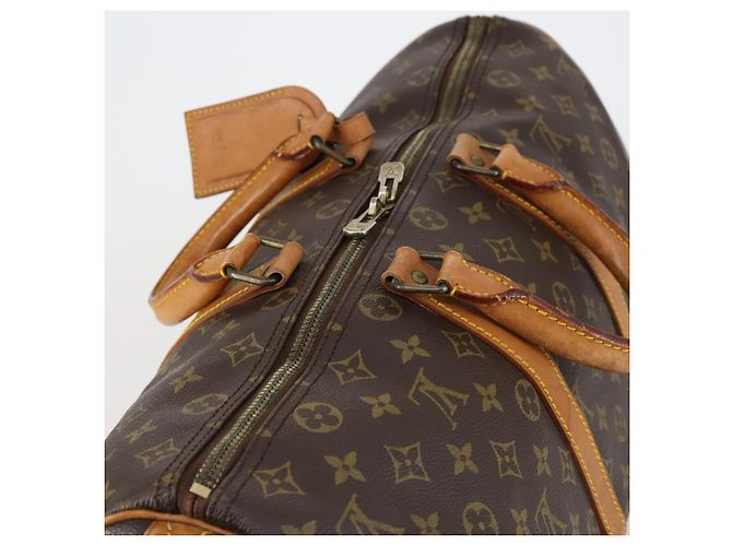 LOUIS VUITTON Borsa Boston Monogram Keepall 45 M41428 LV Auth ar13832 Monogramma - vista 6