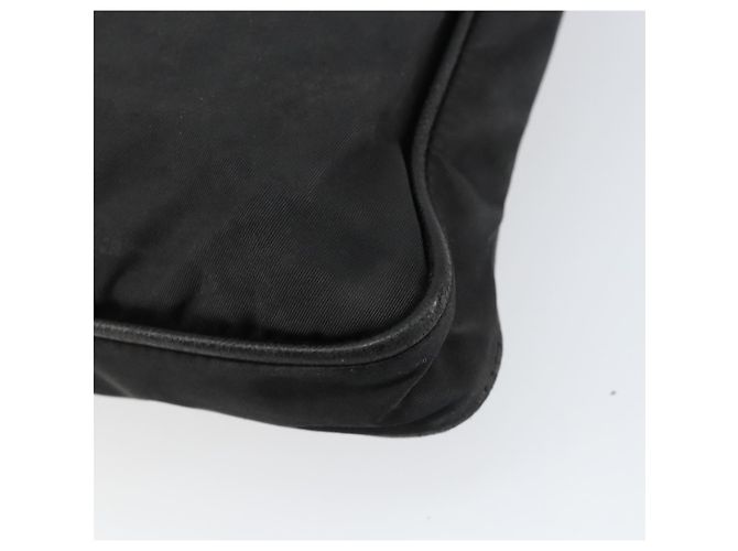 Borsa a Spalla PRADA Nylon Nero Argento Autentica 153239 - vista 15