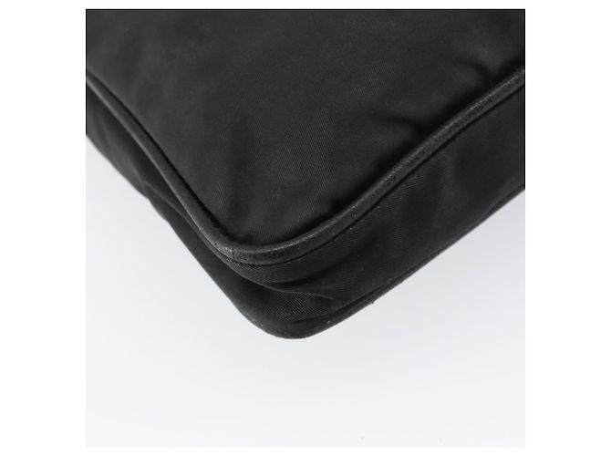 Borsa a Spalla PRADA Nylon Nero Argento Autentica 153239 - vista 16