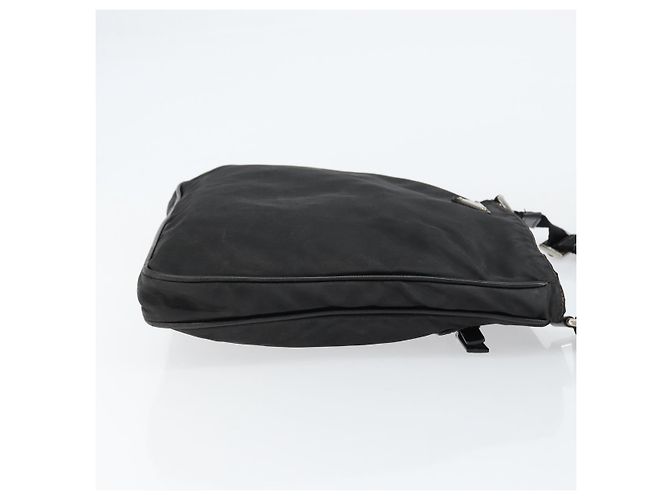 Borsa a Spalla PRADA Nylon Nero Argento Autentica 153239 - vista 3