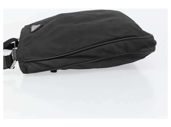 Borsa a Spalla PRADA Nylon Nero Argento Autentica 153239 - vista 4