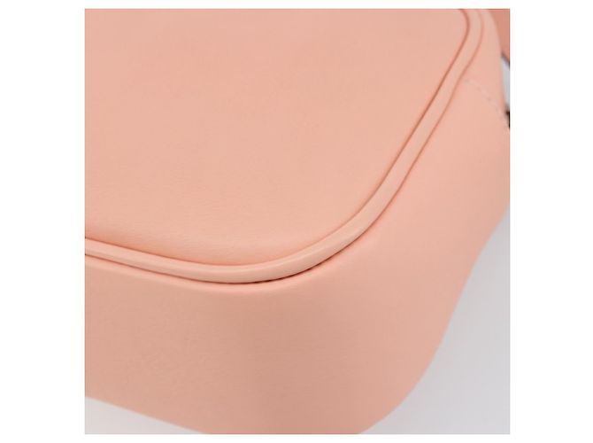 VALENTINO Borsa a Spalla in Pelle Rosa Argento Auth ka575 - vista 16