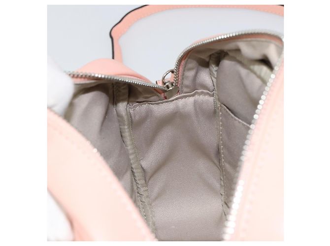 VALENTINO Borsa a Spalla in Pelle Rosa Argento Auth ka575 - vista 19