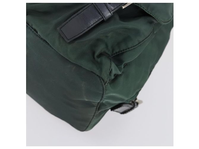 PRADA Rucksack aus Nylon grün silber authentisch 154589 - Ansicht 15