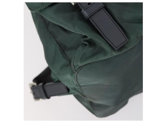 PRADA Rucksack aus Nylon grün silber authentisch 154589 - Ansicht 16