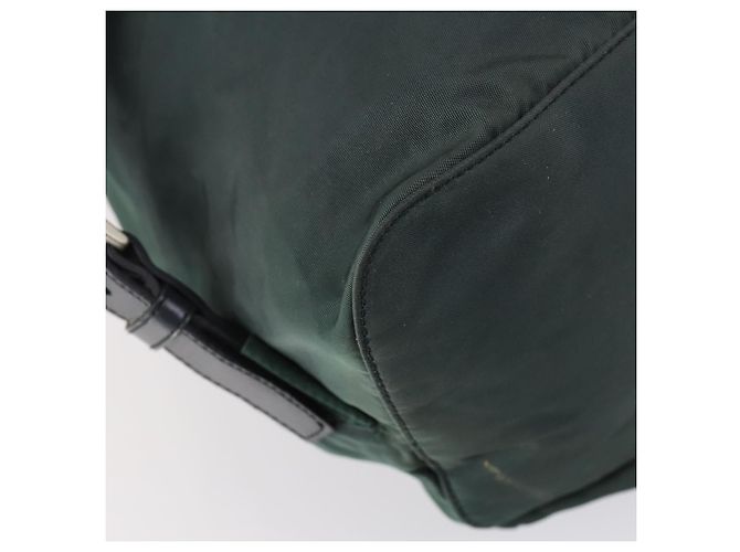 PRADA Rucksack aus Nylon grün silber authentisch 154589 - Ansicht 18