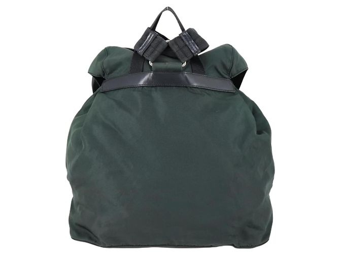 PRADA Rucksack aus Nylon grün silber authentisch 154589 - Ansicht 2
