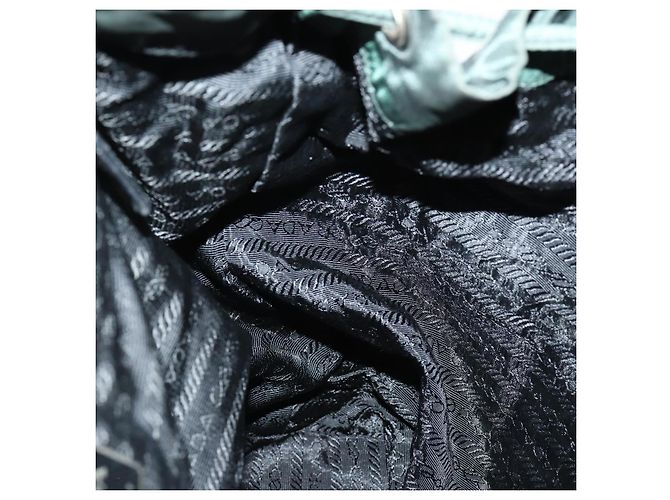 PRADA Rucksack aus Nylon grün silber authentisch 154589 - Ansicht 21