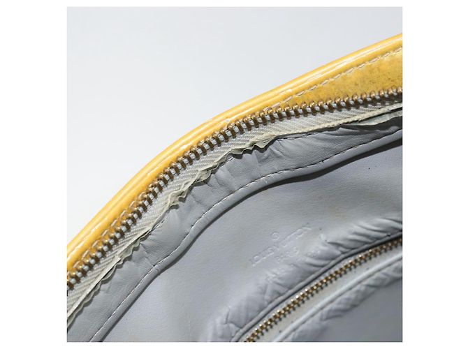 LOUIS VUITTON Borsa a Mano Monogram Vernis Houston Grigio M91053 LV Auth th6529 - vista 10