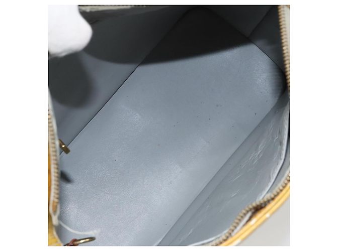 LOUIS VUITTON Borsa a Mano Monogram Vernis Houston Grigio M91053 LV Auth th6529 - vista 11