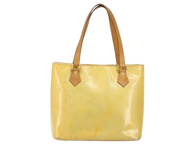 LOUIS VUITTON Borsa a Mano Monogram Vernis Houston Grigio M91053 LV Auth th6529 - vista 13