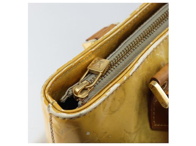 LOUIS VUITTON Borsa a Mano Monogram Vernis Houston Grigio M91053 LV Auth th6529 - vista 19