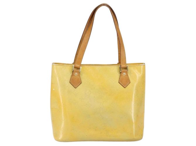 LOUIS VUITTON Borsa a Mano Monogram Vernis Houston Grigio M91053 LV Auth th6529 - vista 2