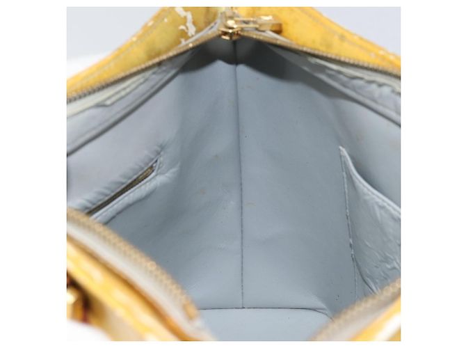LOUIS VUITTON Borsa a Mano Monogram Vernis Houston Grigio M91053 LV Auth th6529 - vista 21