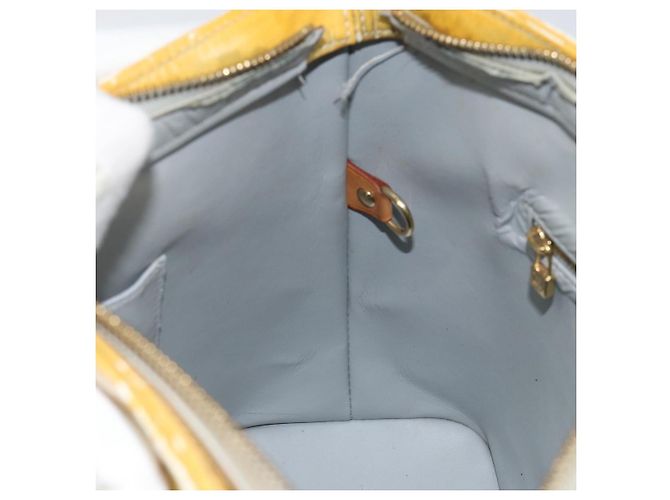 LOUIS VUITTON Borsa a Mano Monogram Vernis Houston Grigio M91053 LV Auth th6529 - vista 22