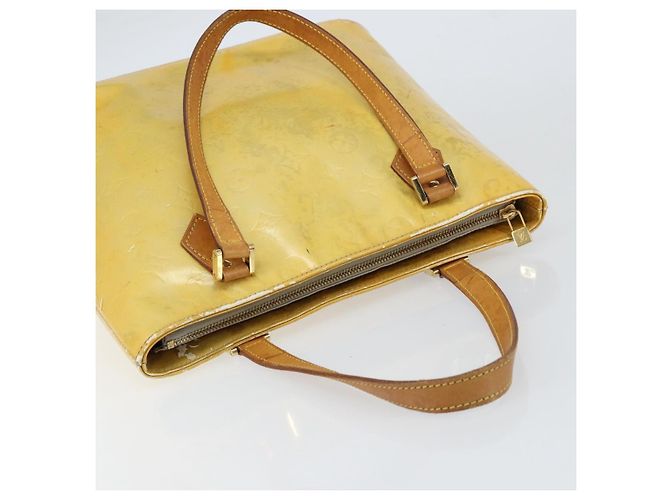 LOUIS VUITTON Borsa a Mano Monogram Vernis Houston Grigio M91053 LV Auth th6529 - vista 6