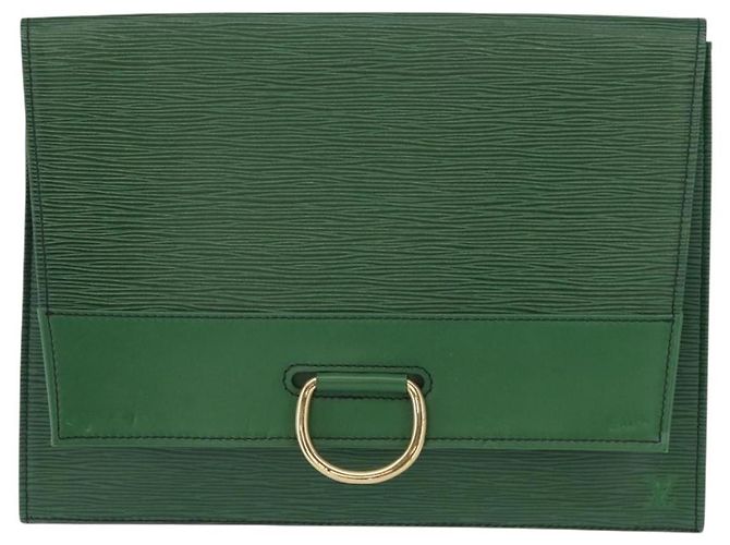 LOUIS VUITTON Clutch Jena Epi Verde M52724 LV Auth 155008 - vista 13