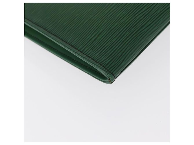 LOUIS VUITTON Clutch Jena Epi Verde M52724 LV Auth 155008 - vista 16