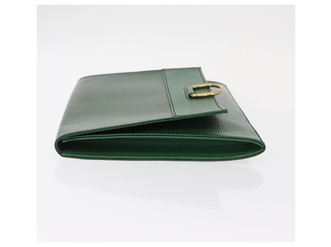 LOUIS VUITTON Clutch Jena Epi Verde M52724 LV Auth 155008 - vista 4