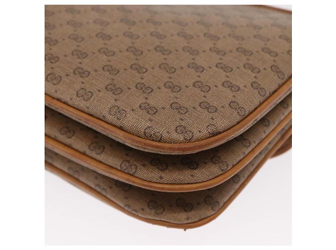 Gucci Borsa a Spalla Micro GG Supreme PVC Beige Oro 004 106 0024 Auth BA8625 D'oro - vista 13