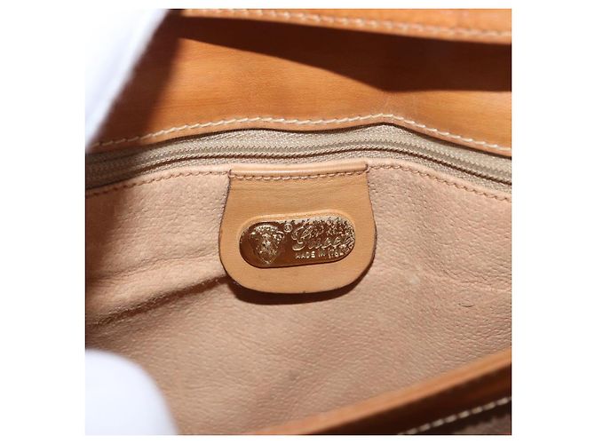 Gucci Borsa a Spalla Micro GG Supreme PVC Beige Oro 004 106 0024 Auth BA8625 D'oro - vista 16