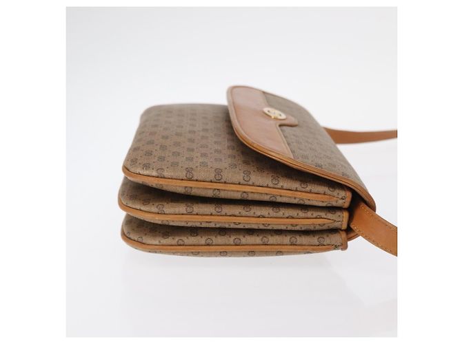 Gucci Borsa a Spalla Micro GG Supreme PVC Beige Oro 004 106 0024 Auth BA8625 D'oro - vista 4