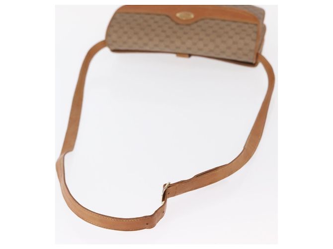 Gucci Borsa a Spalla Micro GG Supreme PVC Beige Oro 004 106 0024 Auth BA8625 D'oro - vista 7