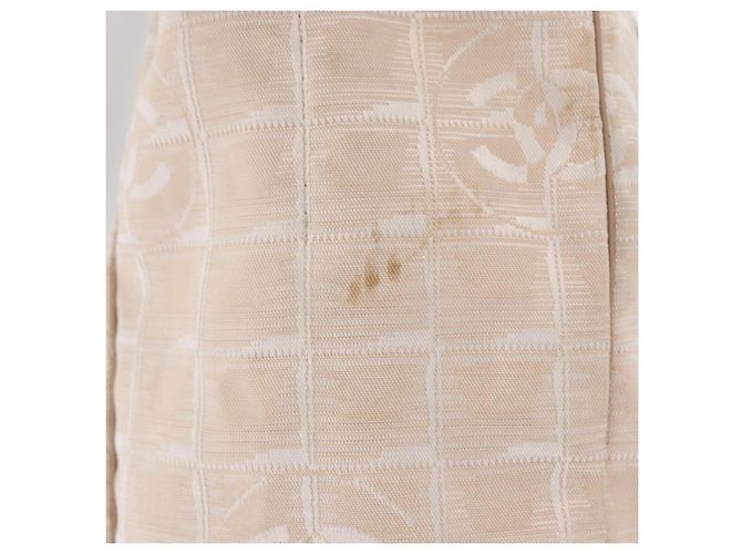 CHANEL Nuova Borsa da Viaggio in Nylon Rosa Oro CC Auth BA8665 D'oro - vista 6