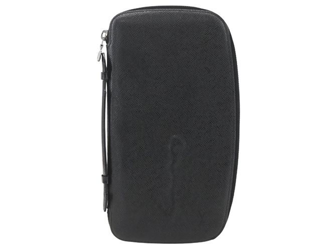 LOUIS VUITTON Organizer Taiga Atoll Custodia da Viaggio Ardoise M30652 LV Auth bs31738 Grigio - vista 13