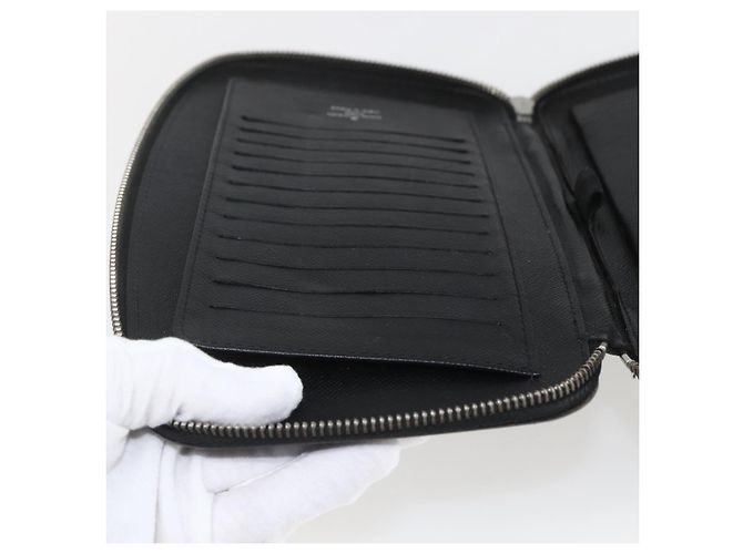 LOUIS VUITTON Organizer Taiga Atoll Custodia da Viaggio Ardoise M30652 LV Auth bs31738 Grigio - vista 22