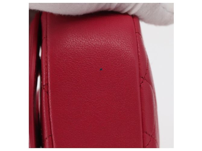 CHANEL Matelassé Catena Grande Borsa Camera Coco Pelle di Pecora Rosa CC Auth BA8999SAM D'oro - vista 14