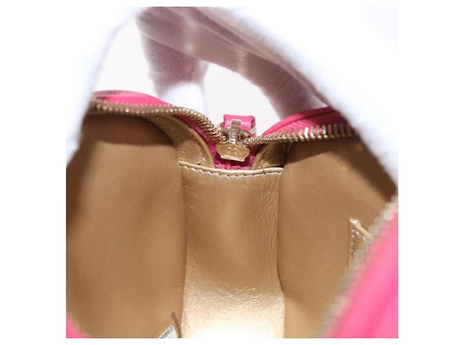 CHANEL Matelassé Catena Grande Borsa Camera Coco Pelle di Pecora Rosa CC Auth BA8999SAM D'oro - vista 19