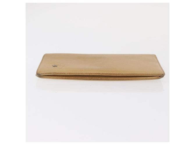 CHANEL Portafoglio Camelia Pelle Beige CC Auth bs31581 - vista 4