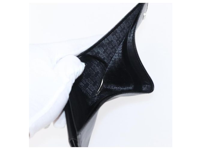 Portafoglio GIVENCHY in pelle nera Auth 153773V Nero - vista 15