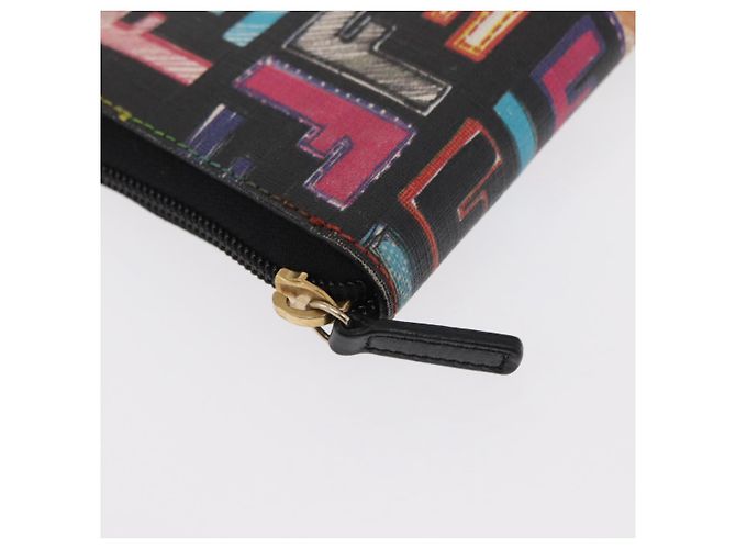 FENDI Zucca Canvas Long Wallet Multicolor Auth 156681V Multiple colors - view 14