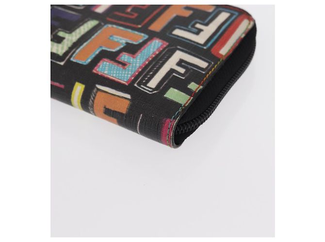 FENDI Zucca Canvas Long Wallet Multicolor Auth 156681V Multiple colors - view 15