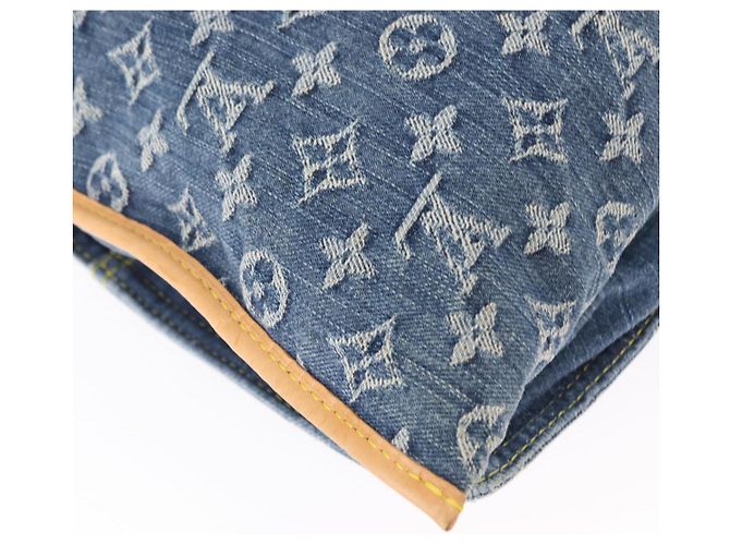 LOUIS VUITTON Borsa Tote Piatta Monogram in Denim Blu M95018 LV Auth BA8994SAV - vista 15