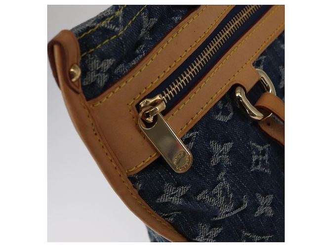 LOUIS VUITTON Borsa Tote Piatta Monogram in Denim Blu M95018 LV Auth BA8994SAV - vista 19