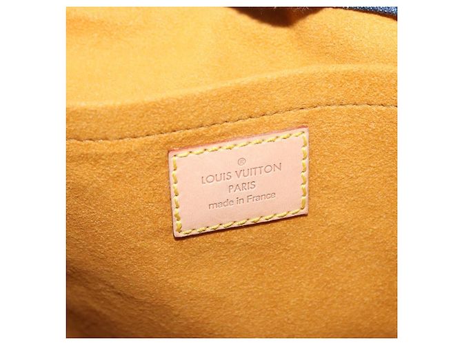 LOUIS VUITTON Borsa Tote Piatta Monogram in Denim Blu M95018 LV Auth BA8994SAV - vista 20