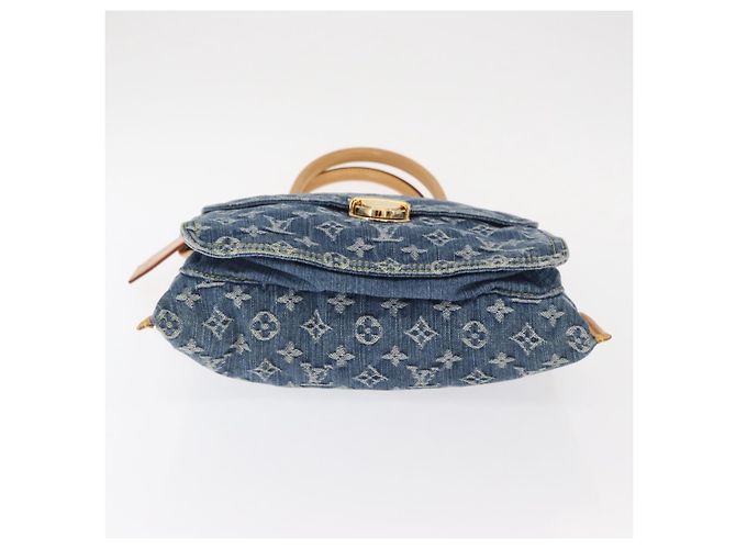 LOUIS VUITTON Borsa Tote Piatta Monogram in Denim Blu M95018 LV Auth BA8994SAV - vista 5