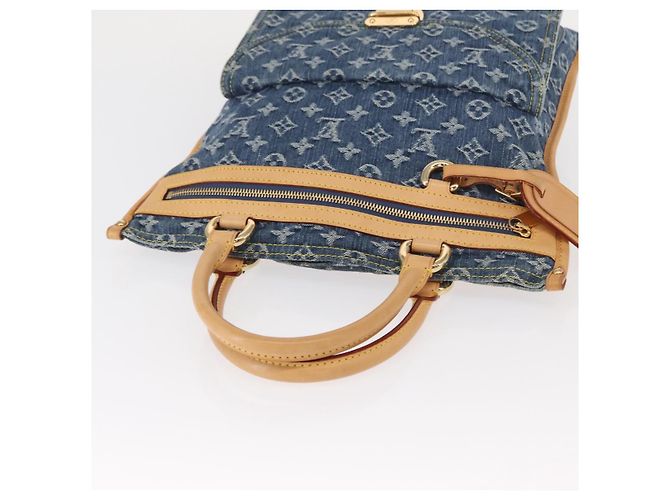 LOUIS VUITTON Borsa Tote Piatta Monogram in Denim Blu M95018 LV Auth BA8994SAV - vista 6
