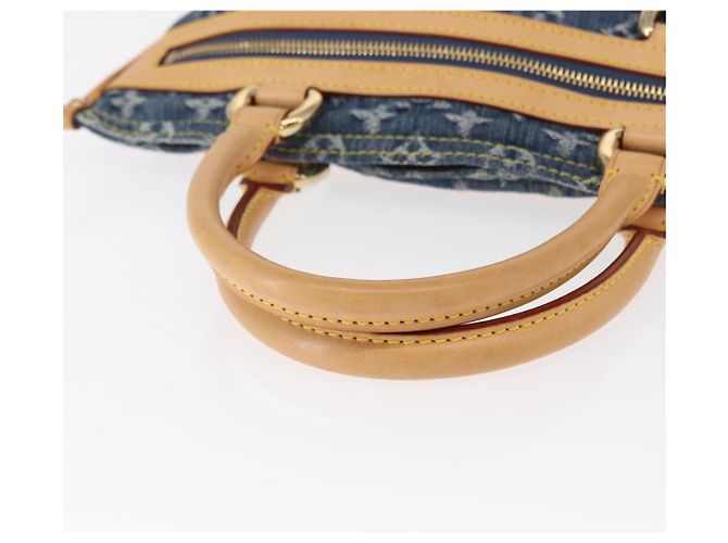 LOUIS VUITTON Borsa Tote Piatta Monogram in Denim Blu M95018 LV Auth BA8994SAV - vista 7