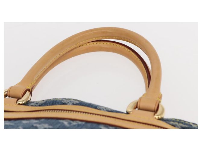 LOUIS VUITTON Borsa Tote Piatta Monogram in Denim Blu M95018 LV Auth BA8994SAV - vista 8