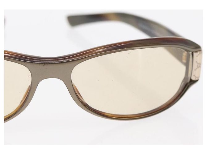Occhiali da sole SAINT LAURENT Gucci plastica metallo 4 Set Marrone Rosso Auth ki6190 - vista 11
