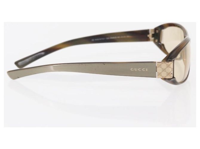 Occhiali da sole SAINT LAURENT Gucci plastica metallo 4 Set Marrone Rosso Auth ki6190 - vista 12