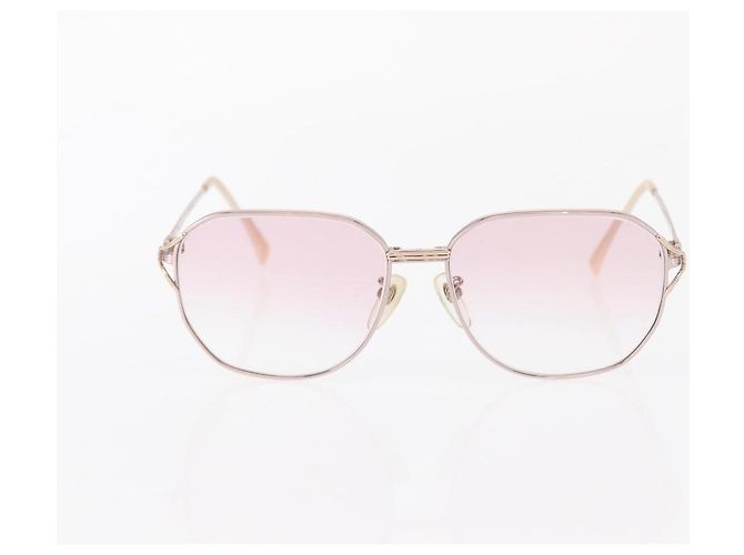 Occhiali da sole SAINT LAURENT Gucci plastica metallo 4 Set Marrone Rosso Auth ki6190 - vista 13