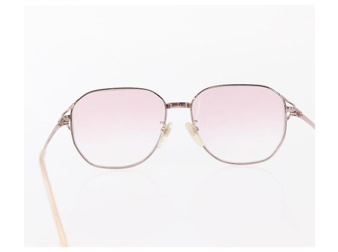 Occhiali da sole SAINT LAURENT Gucci plastica metallo 4 Set Marrone Rosso Auth ki6190 - vista 14