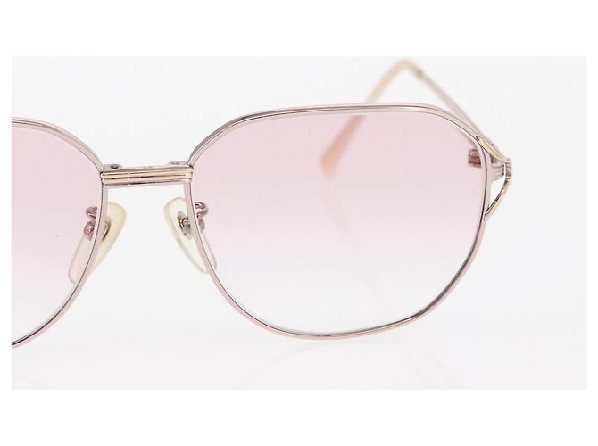 Occhiali da sole SAINT LAURENT Gucci plastica metallo 4 Set Marrone Rosso Auth ki6190 - vista 16